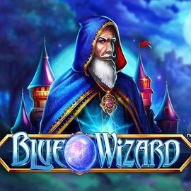 Blue Wizard logo – Slots by Quickspin at LuckyWins Casino