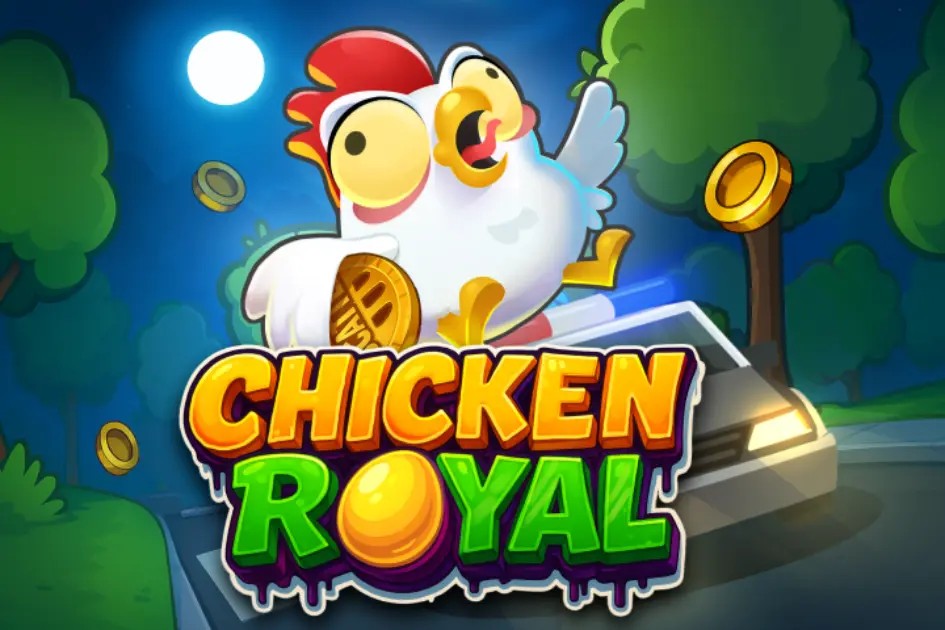 Chicken Royal game by InOut – logo hosted on LuckyWins Casino