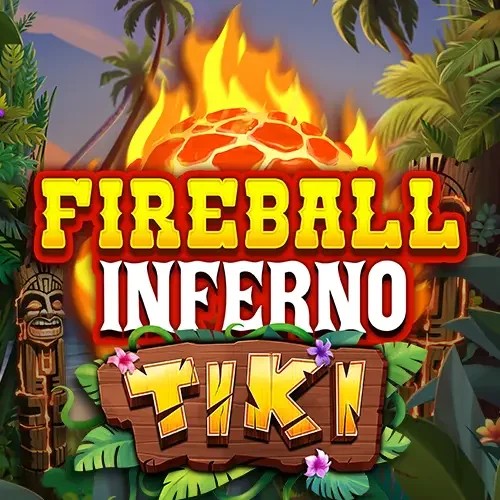 Fireball Inferno Tiki game by NetEnt – logo hosted on LuckyWins Casino