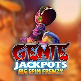 Genie Jackpots: Big Spin Frenzy slot visual from Blueprint Gaming available on luckyspins-casino.eu.com