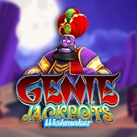 Genie Jackpots Wishmaker logo by Blueprint Gaming at LuckyWins Casino