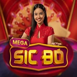 Mega Sic Bo slot icon by Pragmatic Play, available at LuckyWins Casino