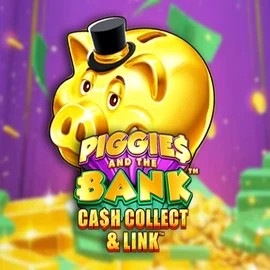 Piggies And The Bank Cash Collect & Link slot visual from Origins available on luckyspins-casino.eu.com
