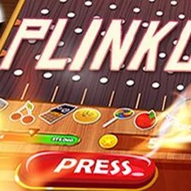 Logo of Plinko from BGAMING at LuckyWins Casino