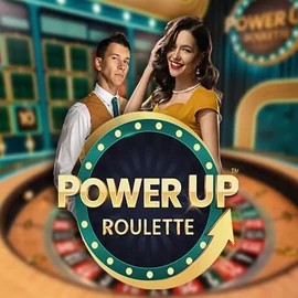PowerUP Roulette slot visual from Pragmatic Play available on luckyspins-casino.eu.com