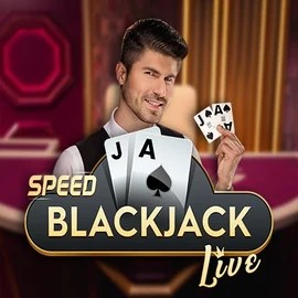 Speed Blackjack slot icon by Pragmatic Play, available at LuckyWins Casino
